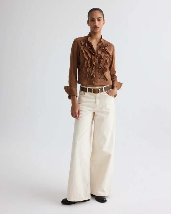  티더블유피 블라우스 트위프 러플 패티 - TWP