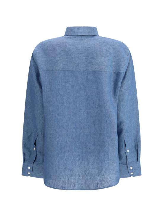 26SS 로에 셔츠 41819069 420 BLUE - ROHE