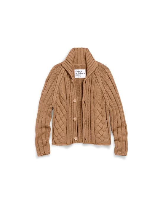  프랭크 앤 에일린 가디건 프랭크 & 아일린 미니 코츠월드 카디건 카멜