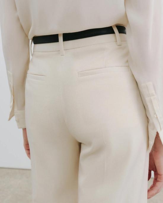  닐리로탄 스트레이트 팬츠 닐리 로탄 리버스 울  스톤 - NILI LOTAN