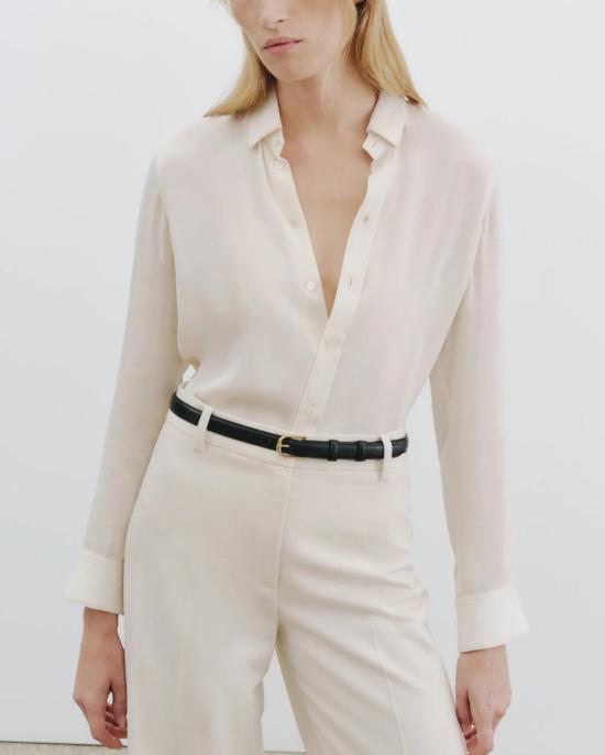  닐리로탄 스트레이트 팬츠 닐리 로탄 리버스 울  스톤 - NILI LOTAN