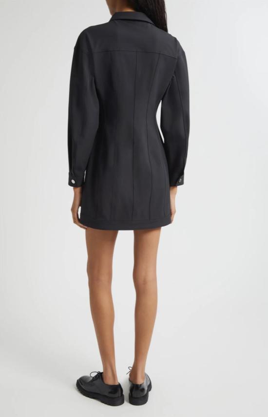  샹크 아 세트 숏 원피스 Cinq à Sept Nolween 셔츠드레스 - CINQ A SEPT