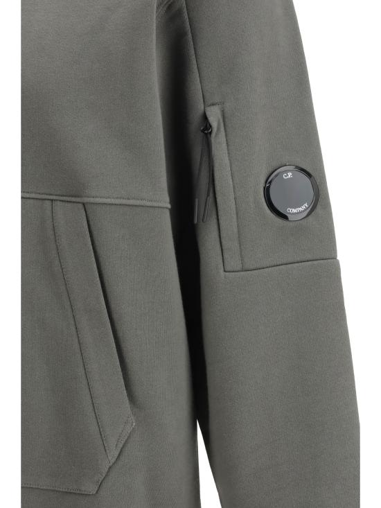 26SS 씨피 컴퍼니 후드 티셔츠 20CMSS714A005086W 921 GREEN - C.P. COMPANY
