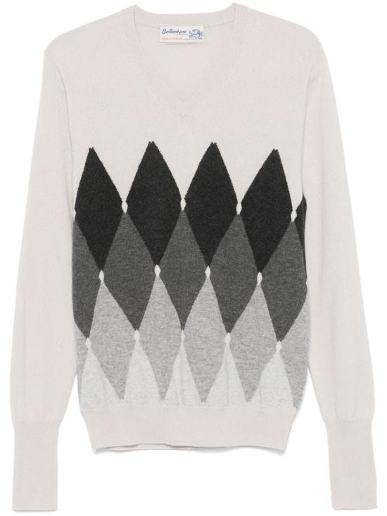 26SS 발렌타인 스웨터 B2P001 12KA8 095 98095 DUST WHITE SILVER - BALLANTYNE