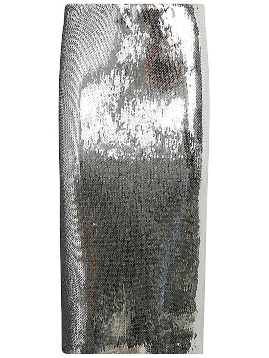 26SS 누메로벤투노 미디 스커트 C021 4728 095 M801 SILVER