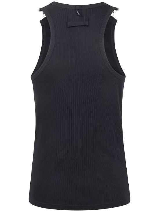 26SS 장 폴 고티에 민소매 티셔츠 25 03 U TO380 J014 098 00 BLACK - JEAN PAUL GAULTIER