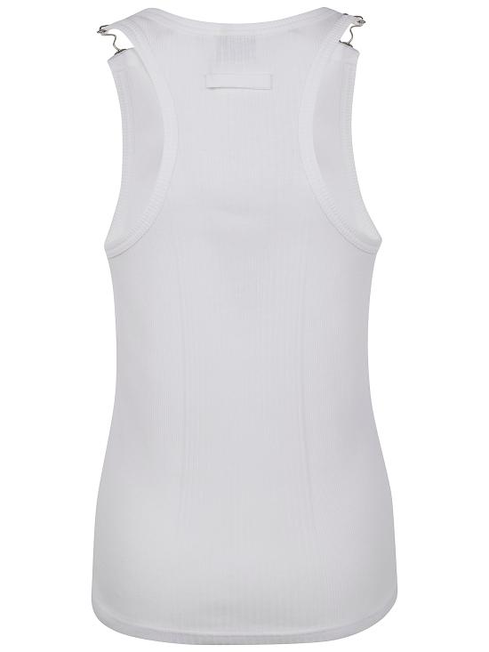 26SS 장 폴 고티에 민소매 티셔츠 25 03 U TO380 J014 098 01 WHITE - JEAN PAUL GAULTIER