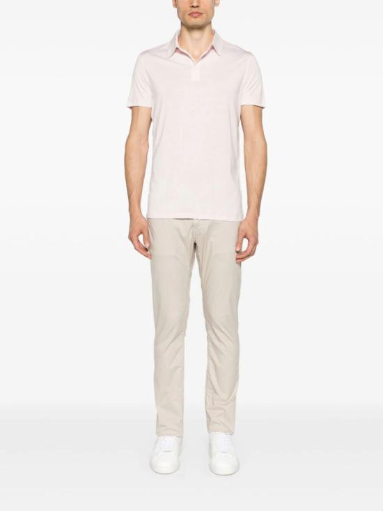 26SS 마제스틱필라쳐 폴로 티셔츠 S24M296 HPO089 017 PETALE - MAJESTIC FILATURES