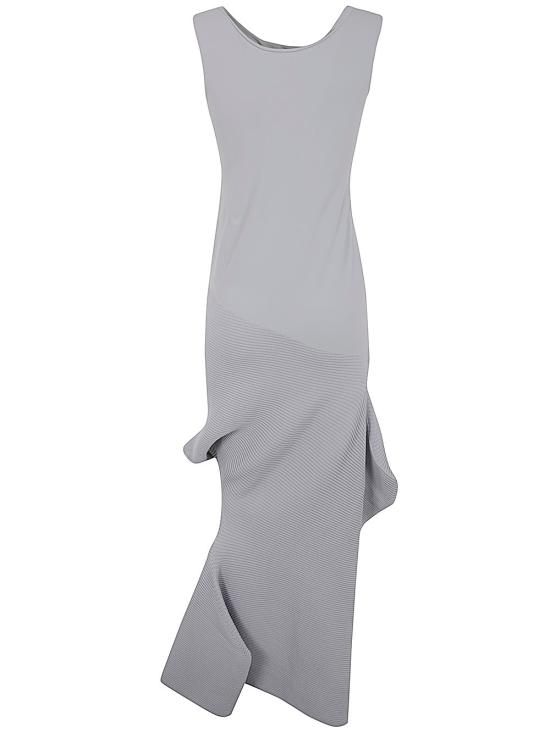 26SS 이세이 미야케 롱 원피스 IM46KH798 11 LIGHT GRAY - ISSEY MIYAKE