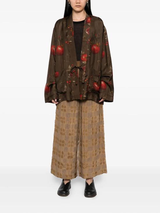 26SS 우마 왕 스트레이트 팬츠 UP3002 097 UW240 MUSTARD - UMA WANG