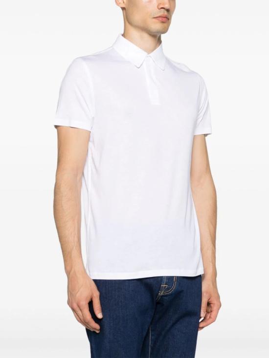 26SS 마제스틱필라쳐 폴로 티셔츠 S24M296 HPO089 001 WHITE - MAJESTIC FILATURES