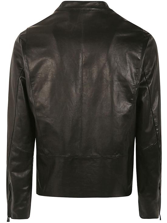 26SS 조르지오 브라토 바이커 자켓 GU24S9208MGVT BLACK - GIORGIO BRATO