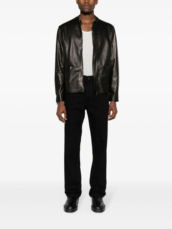 26SS 조르지오 브라토 바이커 자켓 GU24S9208MGVT BLACK - GIORGIO BRATO