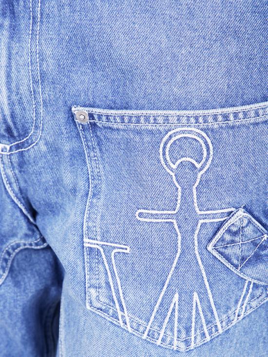 26SS JW앤더슨 트위스트 워크웨어 진 DT0102 PG1735 097 804 LIGHT BLUE - JW ANDERSON