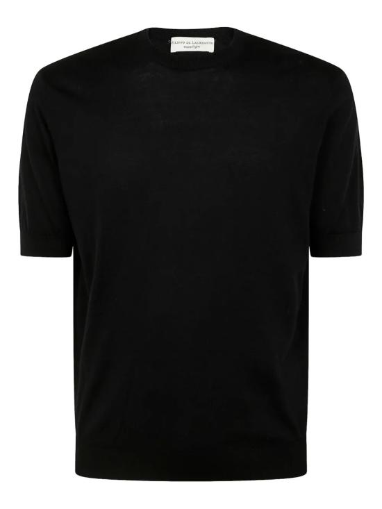 26SS 필리포 드 로렌티스 스웨터 GC1MC SU18R 096 990 BLACK - FILIPPO DE LAURENTIIS