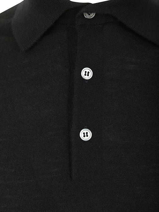 26SS 필리포 드 로렌티스 폴로 티셔츠 PL1ML LSC18R 094 990 BLACK - FILIPPO DE LAURENTIIS