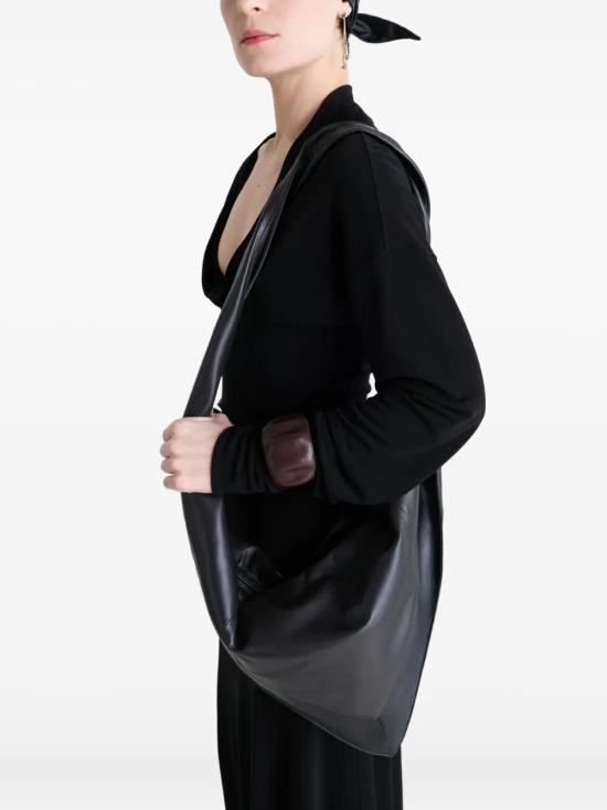 26SS 르메르 스몰 스카프 익스텐디드 핸들 백 BG0188 LL0075 098 MU096 BLACK DARK CHOCOLATE - LEMAIRE