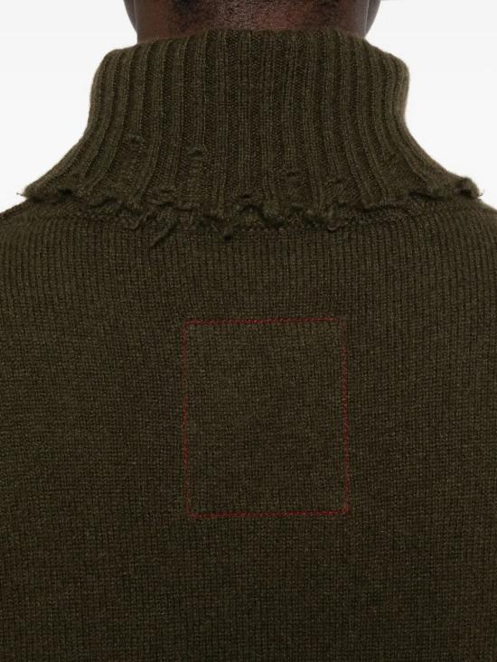 26SS 우마 왕 터틀넥 UK7154 097 UW480 ARMY GREEN - UMA WANG