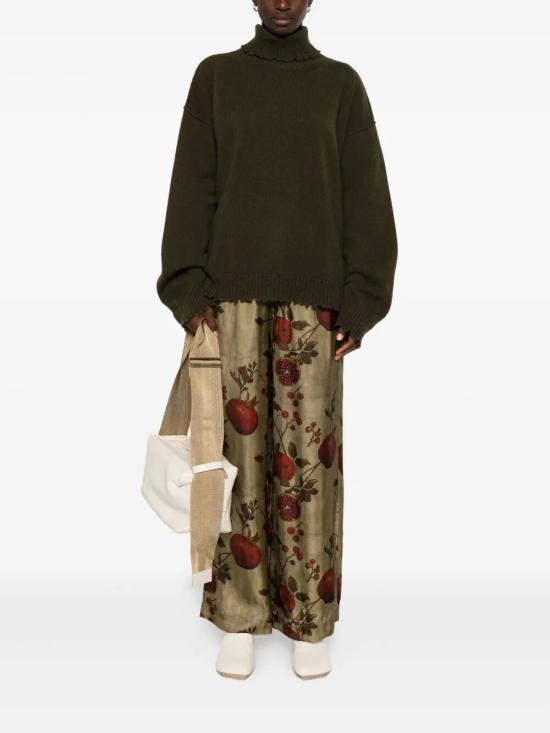 26SS 우마 왕 터틀넥 UK7154 097 UW480 ARMY GREEN - UMA WANG