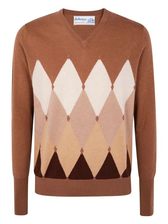 26SS 발렌타인 스웨터 B2P001 12KA8 097 94093 VICUNA TOBACCO COFFEEMILK CAM - BALLANTYNE