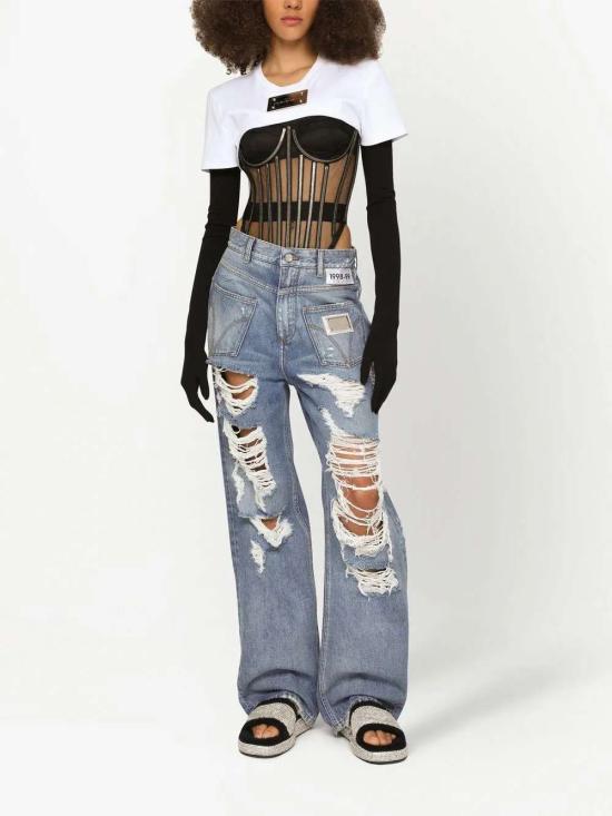 25FW 돌체앤가바나 민소매 티셔츠 F777LTFLMFB N0000 NERO - DOLCE & GABBANA