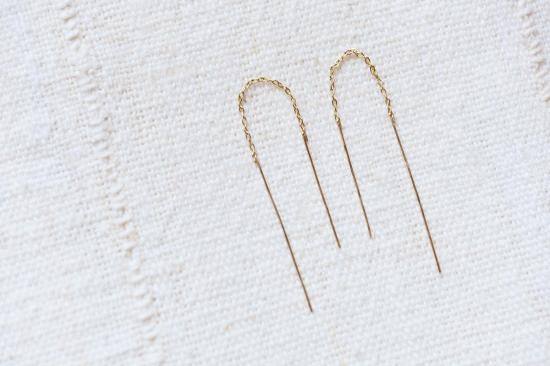  8.6.4 이어링 체인 스레더  14k 골드 필드 - OTHER BRANDS