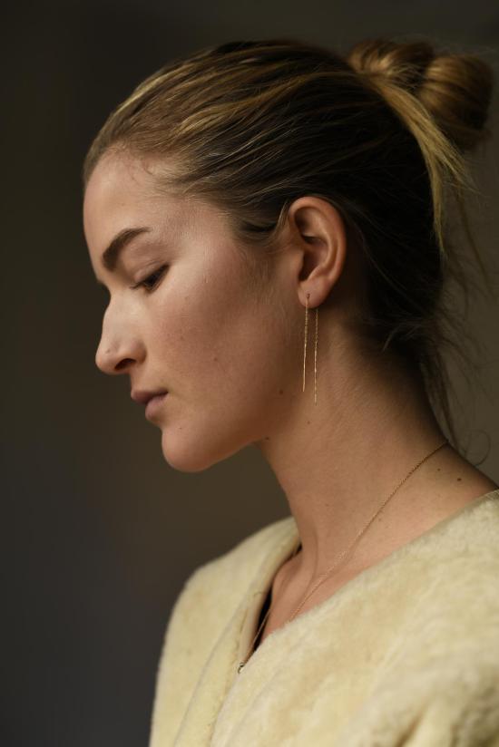  8.6.4 이어링 체인 스레더  14k 골드 필드