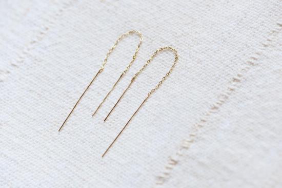  8.6.4 이어링 체인 스레더  14k 골드 필드 - OTHER BRANDS