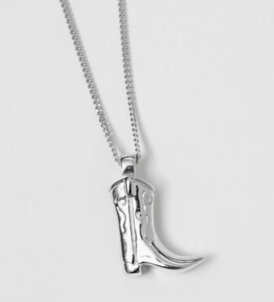  울프 시러스 목걸이/팬던트 울프 서커스 카우보이 부츠 참 목걸이
