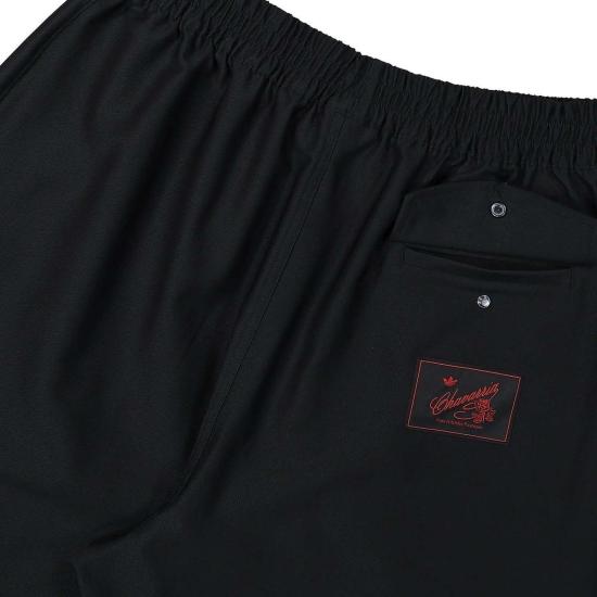  아디다스 트레이닝/조거 팬츠 윌리 차바리아 신축성 허리밴드 트랙 팬츠 블랙 - ADIDAS