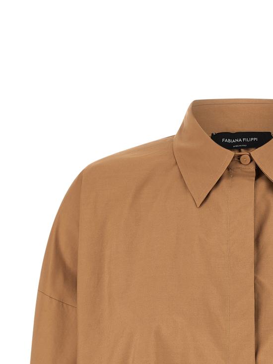 26SS 파비아나 필리피 블라우스 CAD266F309L5821268 Brown - FABIANA FILIPPI