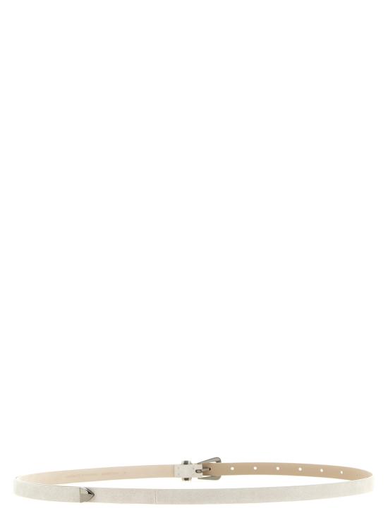 26SS 브루넬로 쿠치넬리 슬림 벨트 M0DELC149C8823 Beige - BRUNELLO CUCINELLI