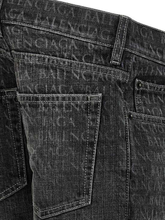 26SS 발렌시아가 데님 팬츠 852328TTWA51037 Black - BALENCIAGA