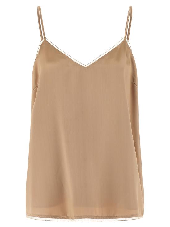 26SS 파비아나 필리피 이브닝 티셔츠 TPD266F281L9090157 Beige