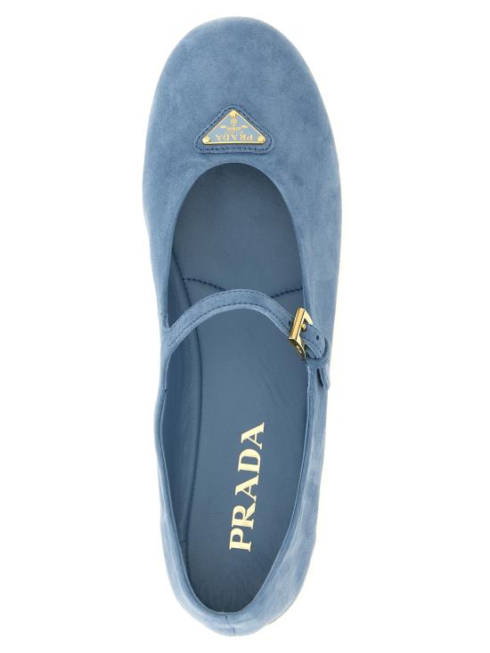 26SS 프라다 플랫 슈즈 1F793NF005008F0637 Light Blue - PRADA