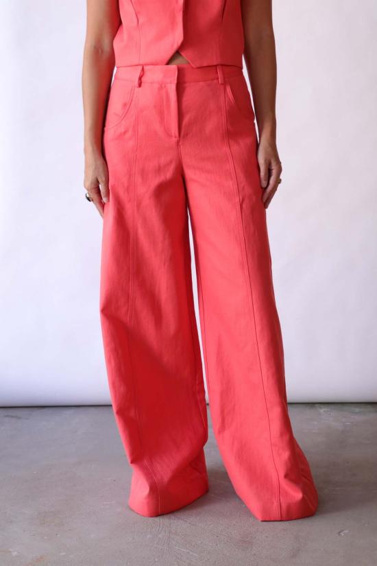  티더블유피 스트레이트 팬츠 타운 디의 바지 바지 포피 - TWP