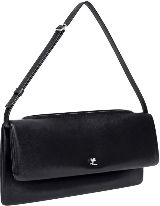 25FW 쿠레쥬 클러치/파우치 425GSA202CR00279999 BLACK - COURREGES