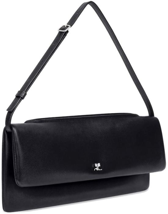 25FW 쿠레쥬 클러치/파우치 425GSA202CR00279999 BLACK - COURREGES