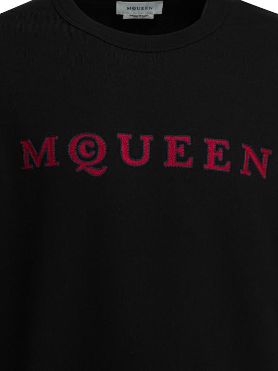 26SS 알렉산더 맥퀸 긴팔 티셔츠 857107QXAAC1000 Black - ALEXANDER MCQUEEN