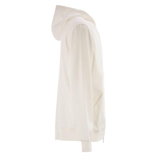 26SS 브루넬로 쿠치넬리 코튼 후드 집업 MW8639069G WHITE - BRUNELLO CUCINELLI