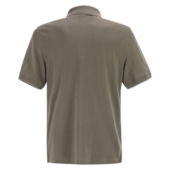 26SS 브루넬로 쿠치넬리 폴로 티셔츠 ME8548788 KAKI GREEN - BRUNELLO CUCINELLI