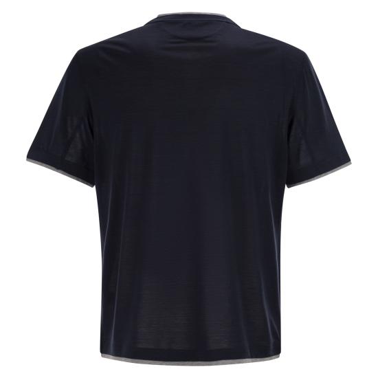 26SS 브루넬로 쿠치넬리 폴로 티셔츠 MD8217427 NAVY - BRUNELLO CUCINELLI