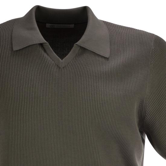 26SS 브루넬로 쿠치넬리 폴로 티셔츠 M29400015 KHAKI - BRUNELLO CUCINELLI