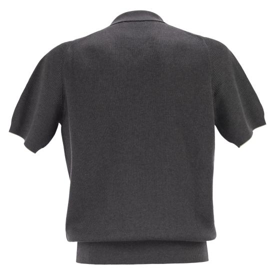 26SS 브루넬로 쿠치넬리 폴로 티셔츠 M29400015 DARK GREY - BRUNELLO CUCINELLI
