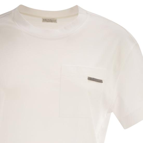 26SS 브루넬로 쿠치넬리 폴로 티셔츠 M0T81EC710 WHITE - BRUNELLO CUCINELLI