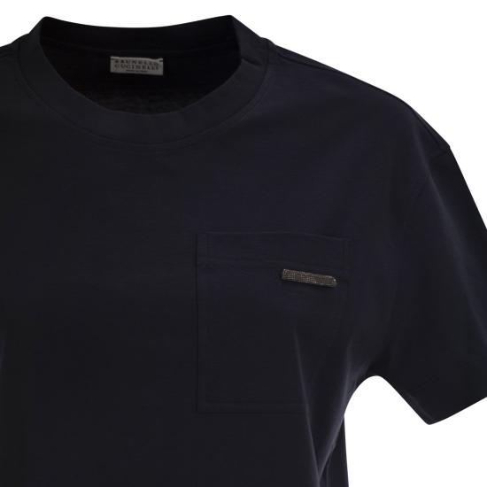 26SS 브루넬로 쿠치넬리 폴로 티셔츠 M0T81EC710 BLUE - BRUNELLO CUCINELLI