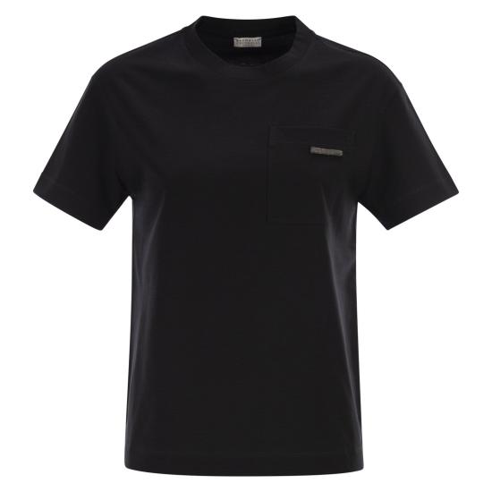 26SS 브루넬로 쿠치넬리 폴로 티셔츠 M0T81EC710 BLACK