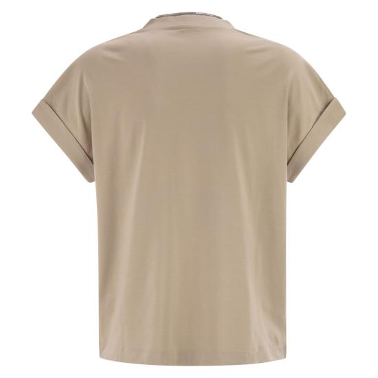 26SS 브루넬로 쿠치넬리 폴로 티셔츠 M0T18BD222 BEIGE - BRUNELLO CUCINELLI