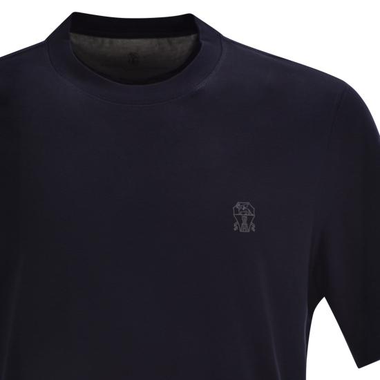 26SS 브루넬로 쿠치넬리 폴로 티셔츠 M0B138440 BLUE - BRUNELLO CUCINELLI