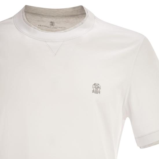 26SS 브루넬로 쿠치넬리 폴로 티셔츠 M0B137451G WHITE - BRUNELLO CUCINELLI